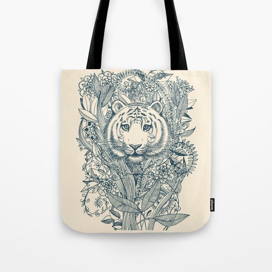 Tiger Tangle Tote Bag