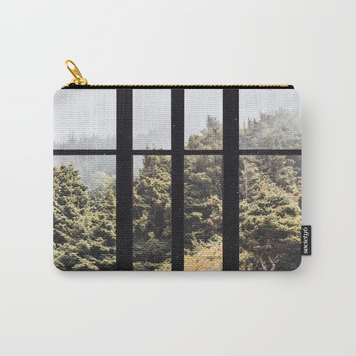 Window to the Forest and Fog | PNW Nature Carry-All Pouch