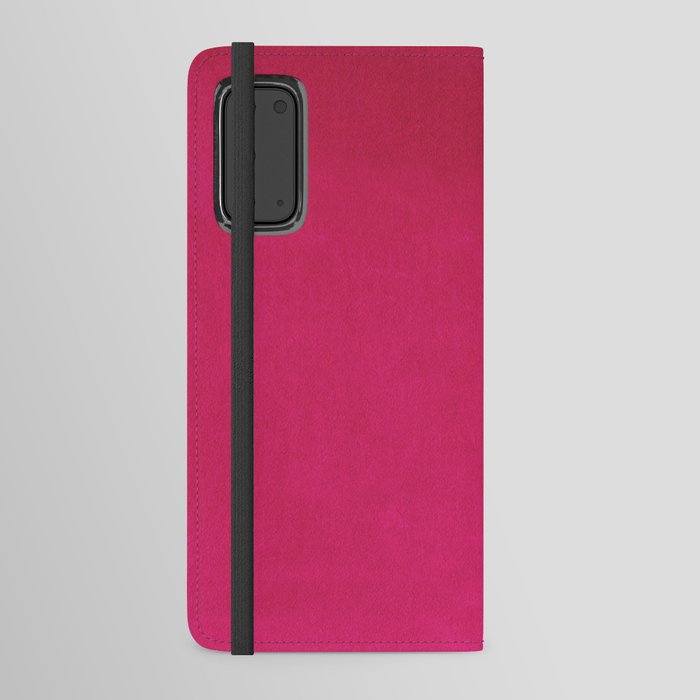 Hot Pink Velvet Android Wallet Case
