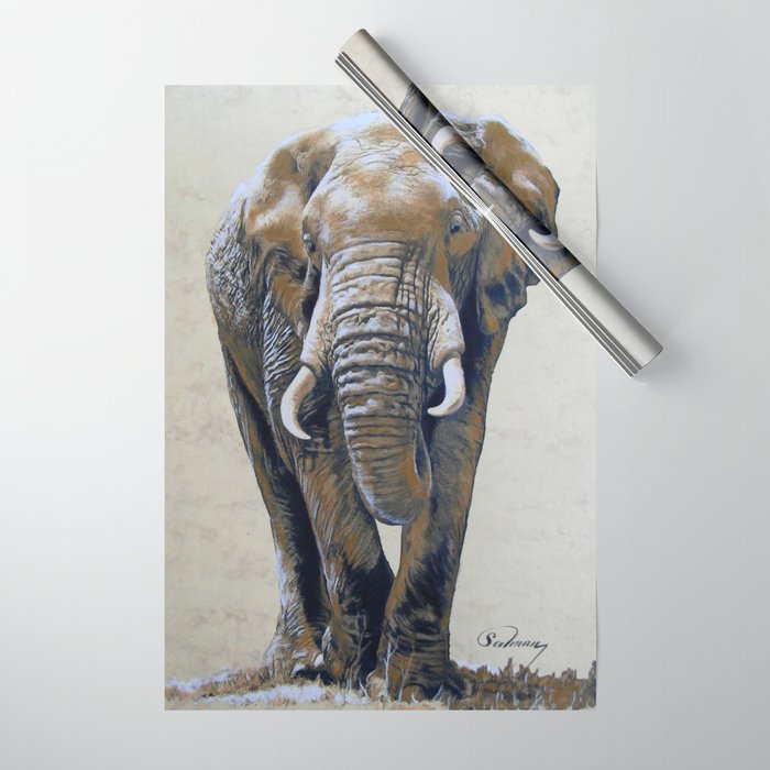 African Elephant Wrapping Paper