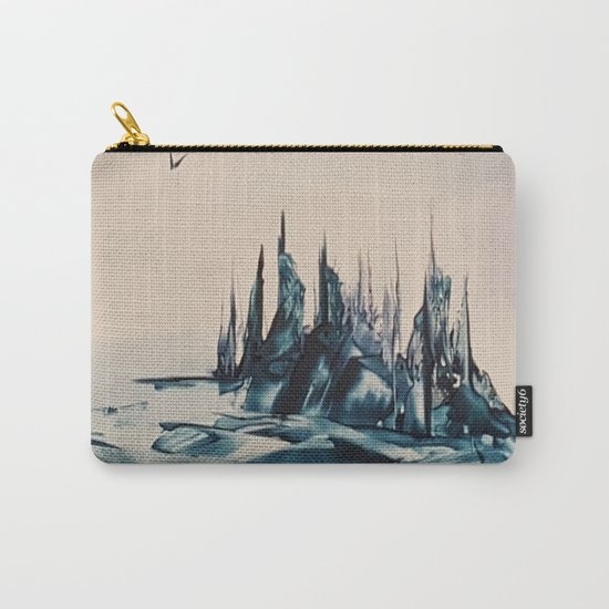 Green Alienscape Carry-All Pouch