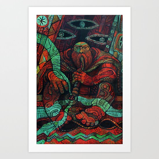 Peace Pipe Art Print