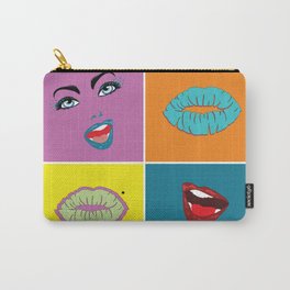 Gossip Lips Pop Art design Carry-All Pouch