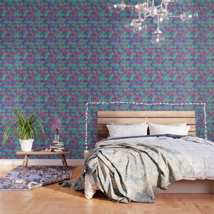 Colorful Abstract Painting Wallpaper By Ghazal Art Society6