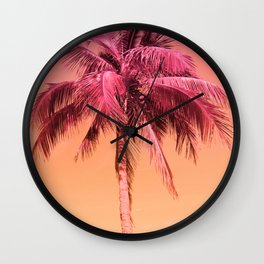 Palm Tree Beach Dream #1 #wall #art #society6 Wall Clock