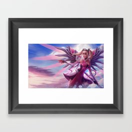 Pink Mercy Framed Art Print
