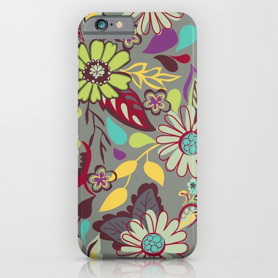 Large Bright Blooms iPhone & iPod Case