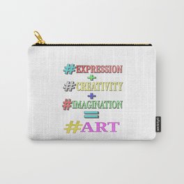 "ART EQUATION" Cute Expression Design. Buy Now Carry-All Pouch