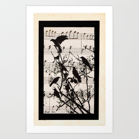 Raven Lied Art Print