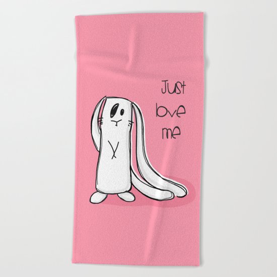 Just love me Beach Towel