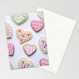 Valentine'S Day - Valentine - Cookies - Hearts - Love. Little sweet moments. Stationery Card