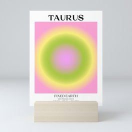 Taurus Gradient Print Mini Art Print