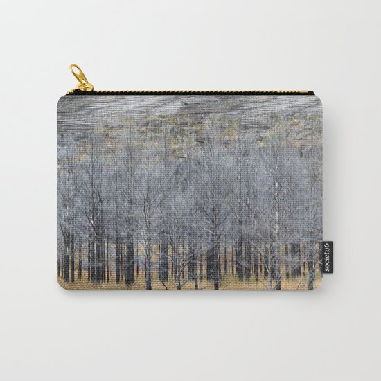 Wood on wood Carry-All Pouch