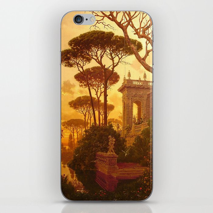 Golden Hour with ruins by Ferdinand Knab iPhone Skin