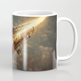 Steampunk Spaceship Mug