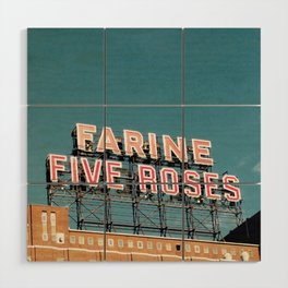 Farine Five Roses Wood Wall Art