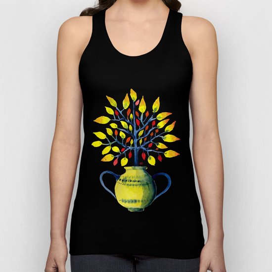 Yellow Tree Unisex Tank Top