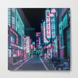 A Neon Wonderland called Tokyo Metal Print