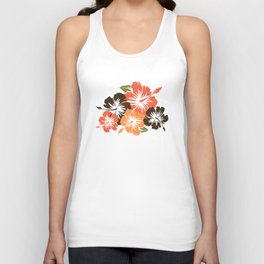Epic Hibiscus Hawaiian Floral Aloha Shirt Print Unisex Tank Top