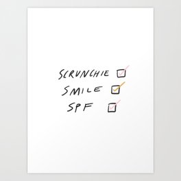 Smiles & SPF x Olay Art Print
