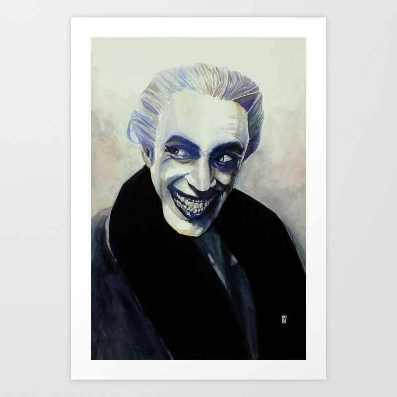 The man who laughs Art Print