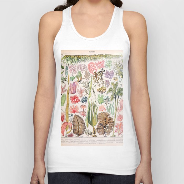 Adolphe Millot - Algues - French vintage poster Tank Top