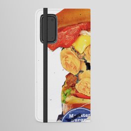 Burger & Roses · Yellow B Android Wallet Case