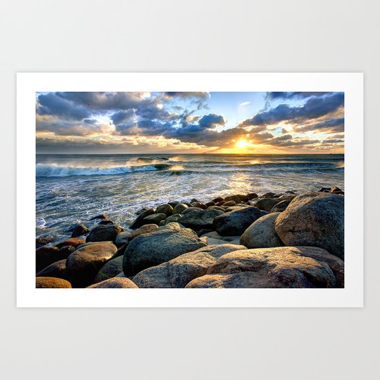 Sea Rocks Art Print