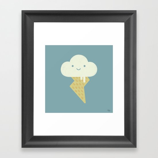 Stormy and Sweet Framed Art Print