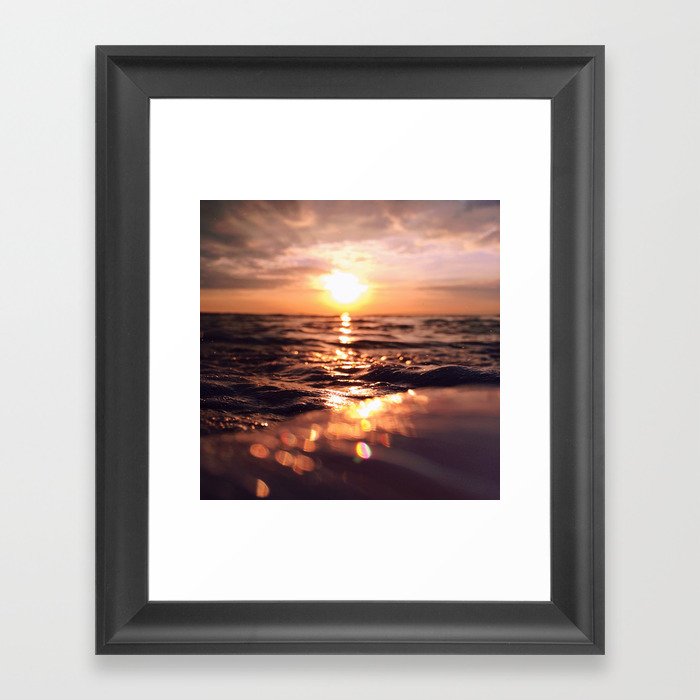 And there I find You in the mystery, in oceans deep - Square Framed Art Print