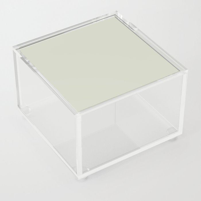 White Sage Solid Color Acrylic Box