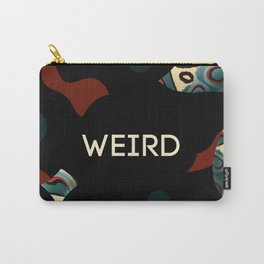 Weird as f*ck Carry-All Pouch | Weird, Graphic Design, Organic, Creeping, Pattern, Digital, Movement, Beetle, Graphicdesign 