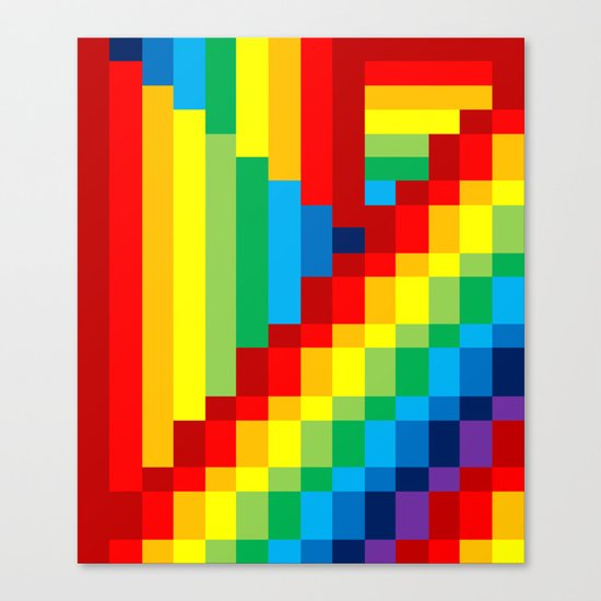 Fuzz Line #3 Canvas Print