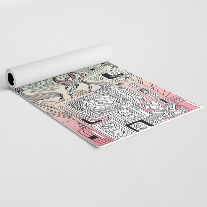 Life is Invading My Space Yoga Mat