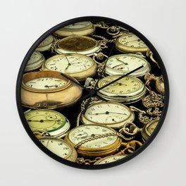 Vintage pocket watch Wall Clock