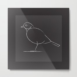 Black bird Metal Print