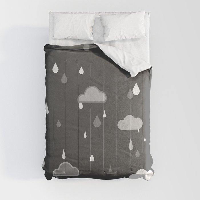 Grey Rains Comforter