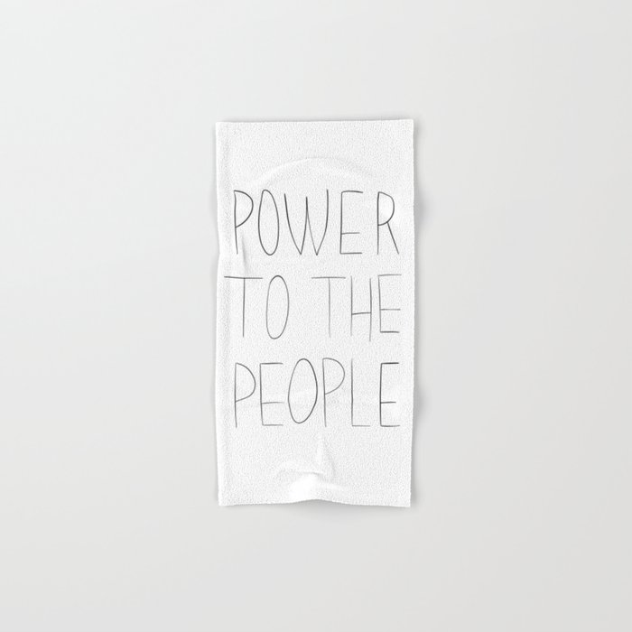 Power to the people Marsha Johnson Hand & Bath Towel
