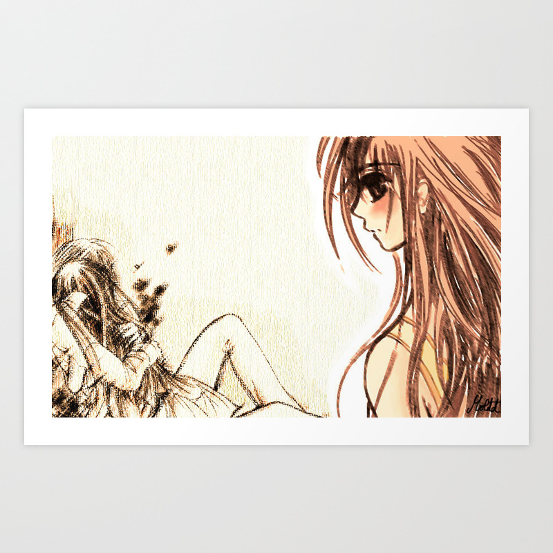 Vampire Knight Kiss Art Print By Melype Society6