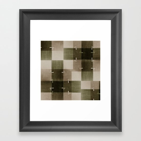 random pattern Framed Art Print