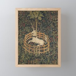 The Unicorn in Captivity Framed Mini Art Print