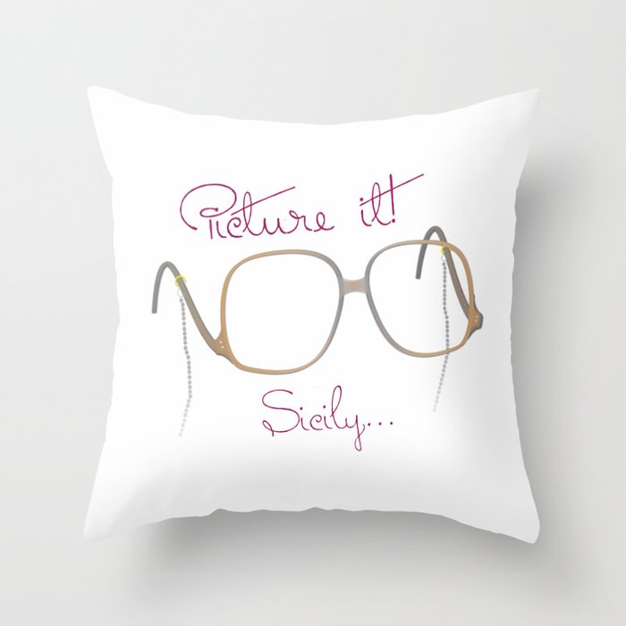 Sophia "Picture It" - The Golden Girls Throw Pillow