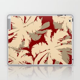 Palm Trees Red & Beige Laptop Skin