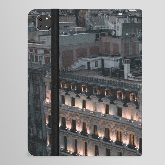 Spain Photography - Madrid In The Evening iPad Folio Case