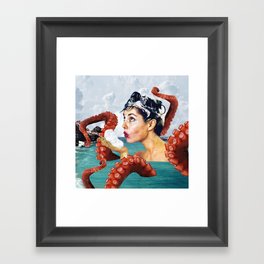 Ursula the Sea Creature Framed Art Print