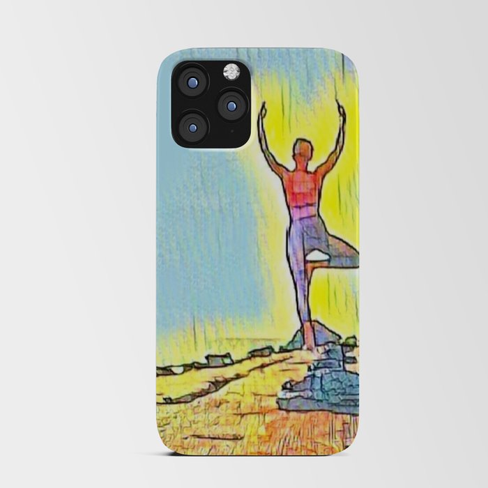 Woman Doing Yoga 9 iPhone Card Case