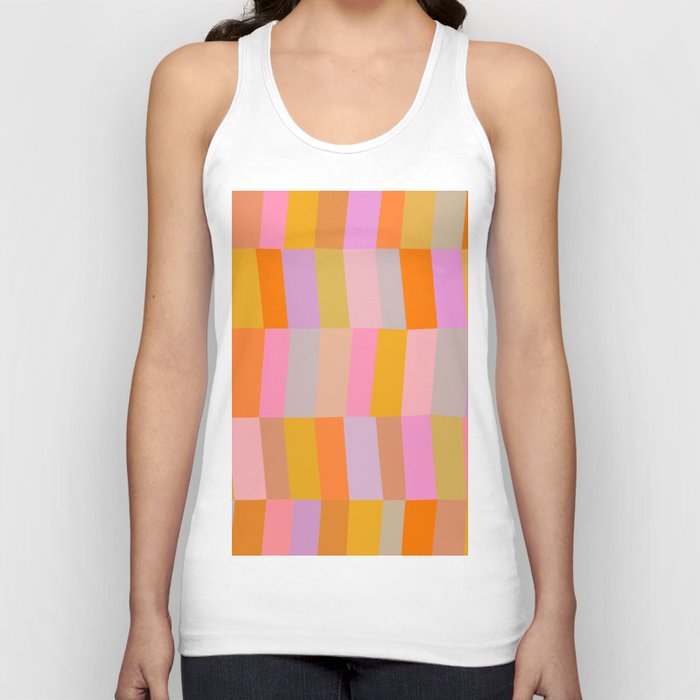 Shapes in Summer Pastels Tank Top