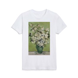Vincent van Gogh - Vase of Roses Kids T Shirt