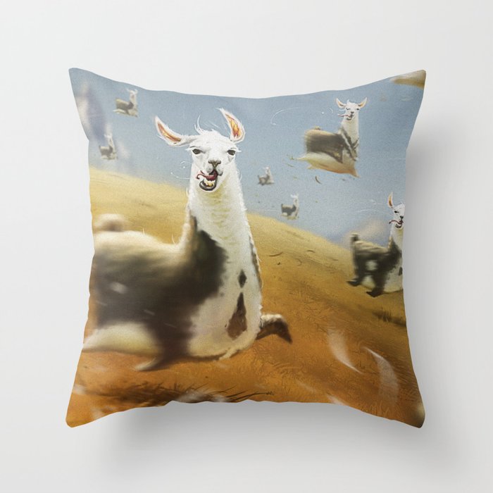 Llama throw best sale pillows
