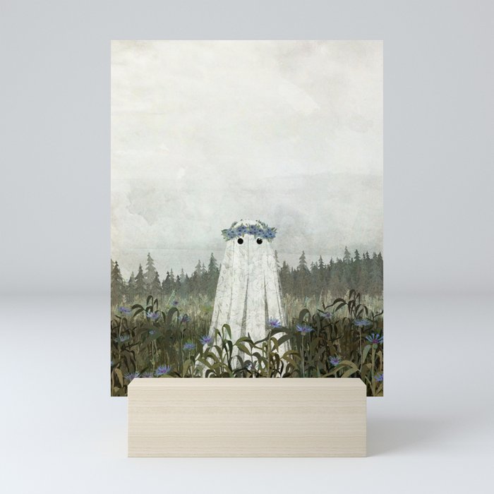 Cornflower Ghost Mini Art Print